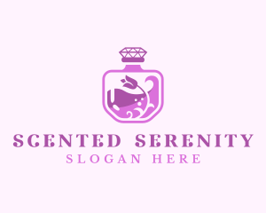 Flower Scent Perfume logo design