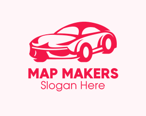 Red Sports Car logo design