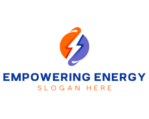 Lightning Bolt Energy logo design