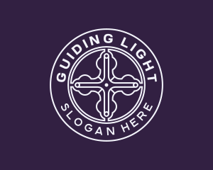 Religious Christian Cross logo design