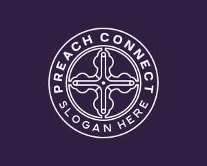 Religious Christian Cross logo design