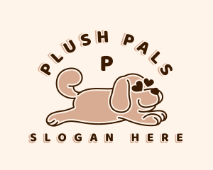 Dog Puppy Heart logo design