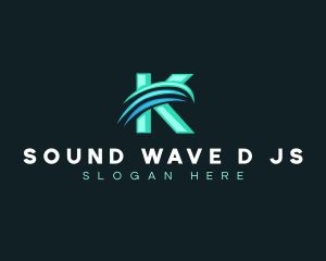 Generic Wave Letter K logo design