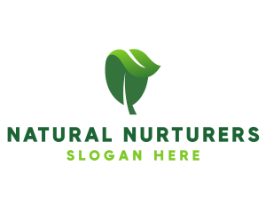 Herbal Nature Leaf logo design