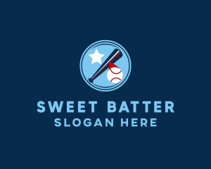 Baseball Slugger Batter Hit logo
