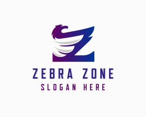 Eagle Wings Letter Z logo design