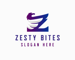 Eagle Wings Letter Z logo design