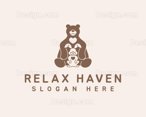 Bear Rabbit Daycare Logo