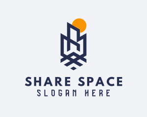 Skyscraper Office Space logo design