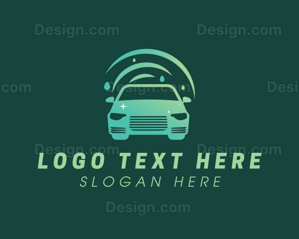 Car Vehicle Cleaning Logo