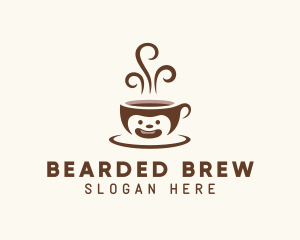 Hot Brewed Coffee Cup logo design