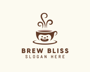 Hot Brewed Coffee Cup logo design