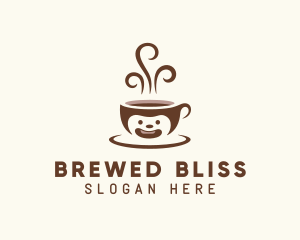 Hot Brewed Coffee Cup logo design