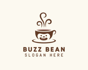 Hot Brewed Coffee Cup logo design