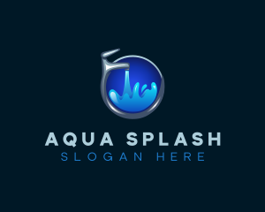 Clean Water Faucet logo design
