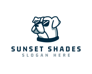 Dog Cool Shades logo design