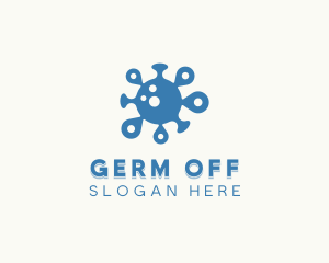 Microbiology Bacteria Virus logo design