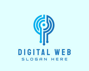 Blue Robotics Digital  logo design