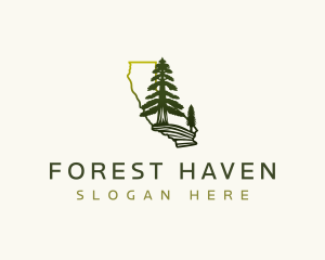 Sequoia Forest Tree logo design