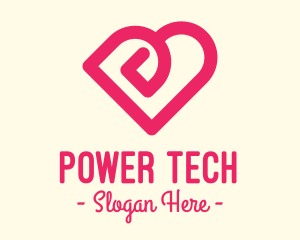 Digital Pink Heart logo