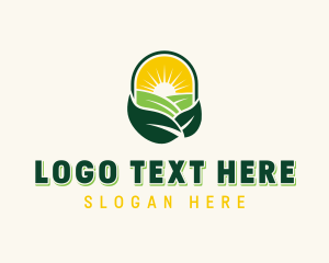 Gardener Agriculture Landscaping Logo