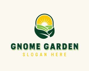 Gardener Agriculture Landscaping logo design