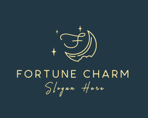 Starry Night Moon logo design