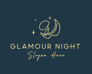 Starry Night Moon logo design