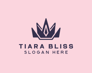 Princess Beauty Tiara logo design