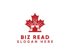 Red Canadian Gazeebo logo design