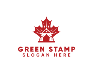 Red Canadian Gazeebo logo design