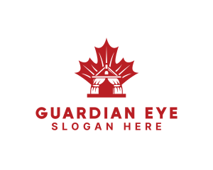 Red Canadian Gazeebo logo design