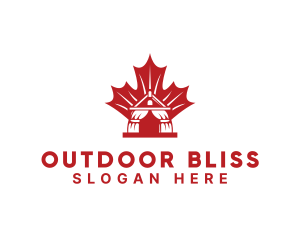 Red Canadian Gazeebo logo design