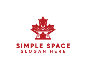 Red Canadian Gazeebo logo design