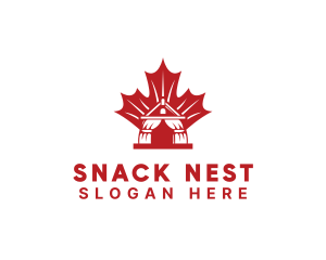 Red Canadian Gazeebo logo design