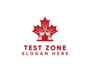 Red Canadian Gazeebo logo design