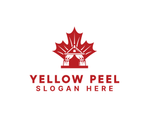 Red Canadian Gazeebo logo design