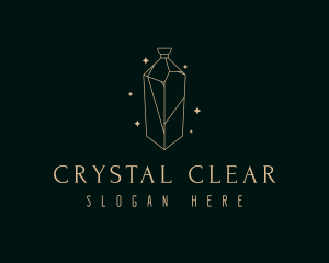 Crystal Perfume Bottle logo design