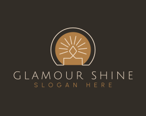 Candle Light Shine logo design