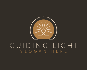 Candle Light Shine logo design