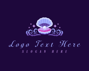 Ocean Pearl Clam Logo
