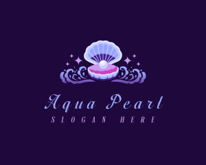 Ocean Pearl Clam logo design