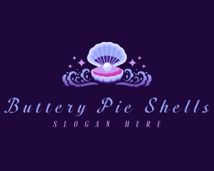 Ocean Pearl Clam logo design