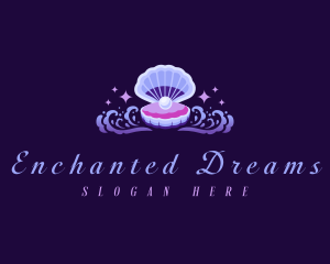 Ocean Pearl Clam logo design