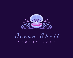 Ocean Pearl Clam logo design