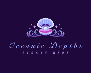 Ocean Pearl Clam logo design