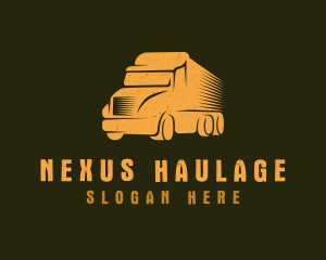 Commercial Truck Business logo design