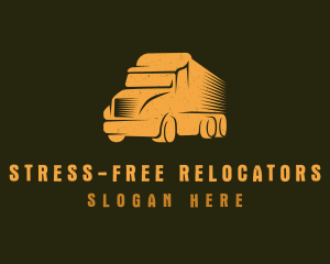 Commercial Truck Business logo design