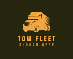 Commercial Truck Business logo design