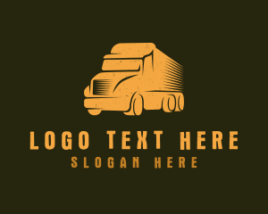 Vintage - Commercial Truck Business logo design